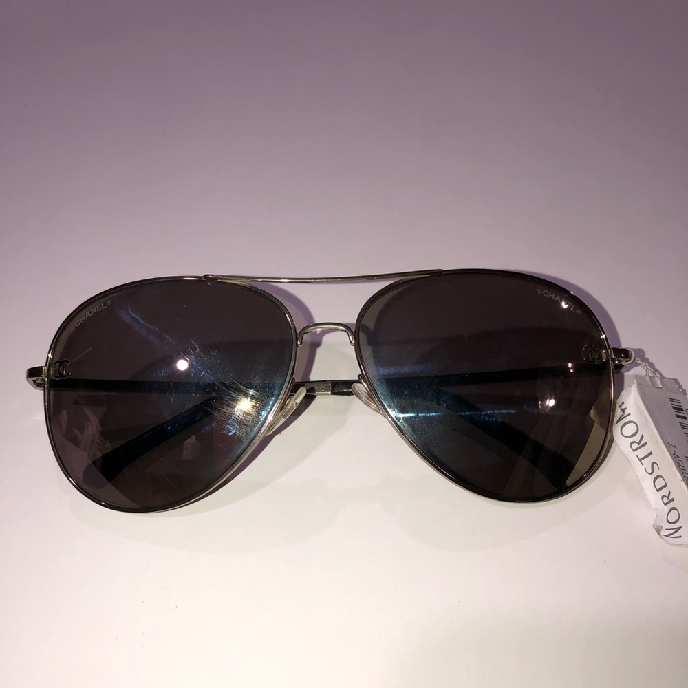 Chanel aviator sunglasses